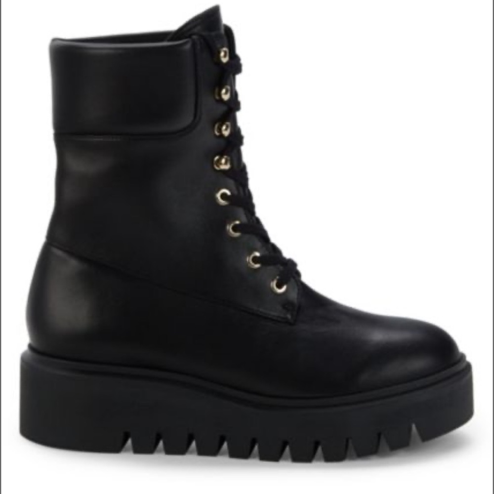 STUART WEITZMAN
Chalet Leather Combat Boots